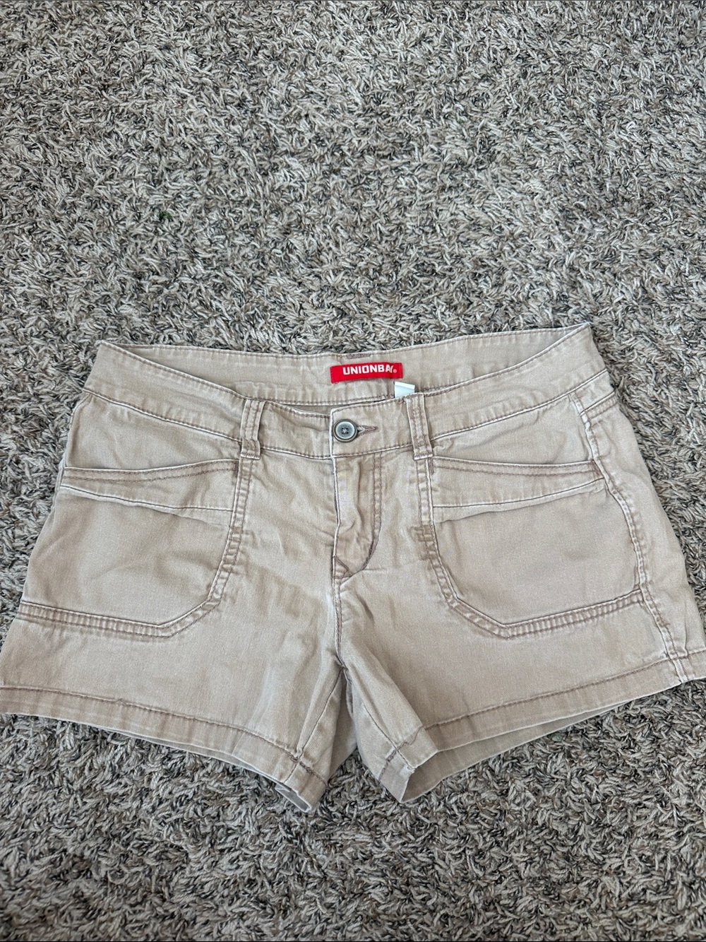 UNIONBAY Women's Tan Jean Shorts